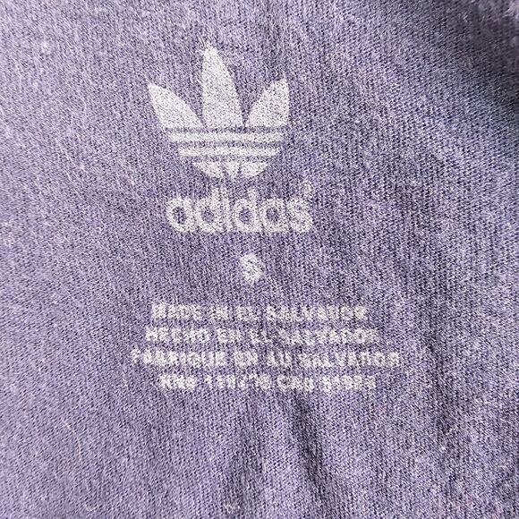 Adidas Retro Style Michigan University V-Neck Football T Blue Women's Size S - Picture 5 of 10